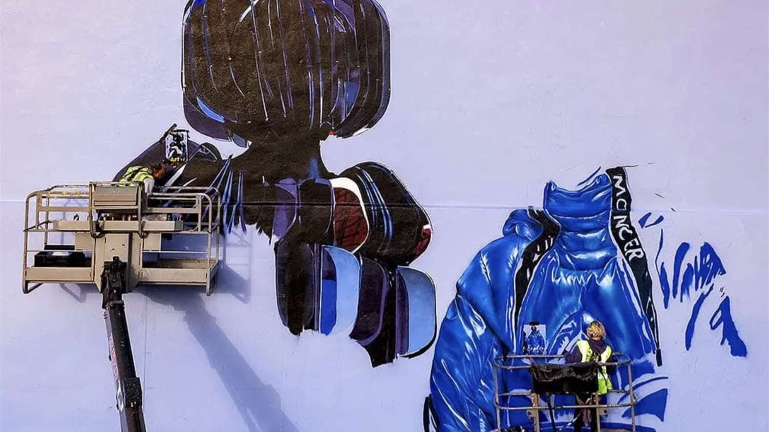 Moncler x Adidas by Global Street Art.