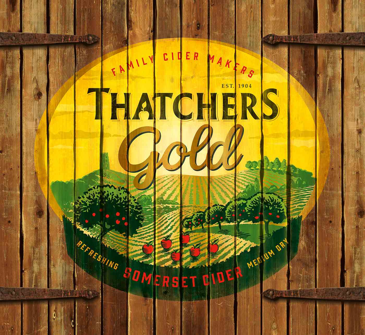 Refreshing new work from Susan Burghart for Thatchers.