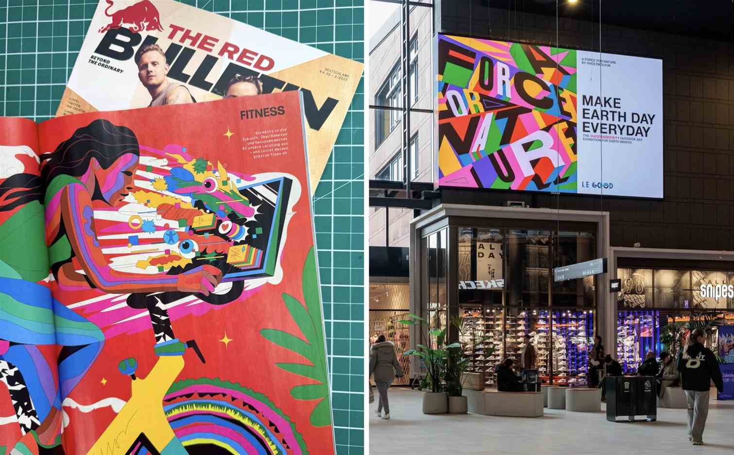 Two new eye-grabbing artworks from Holy Moly!