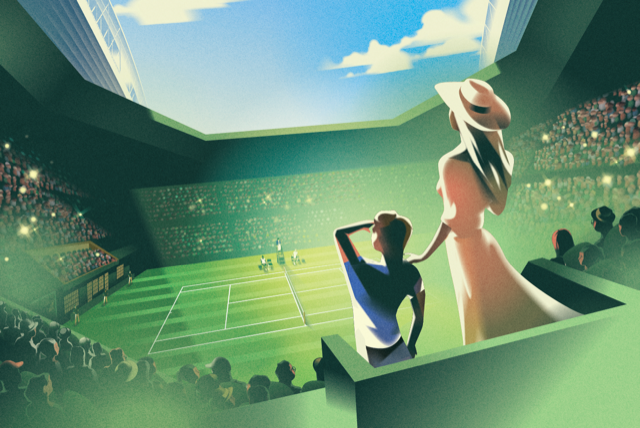 Wimbledon 2022 - Mads Berg is serving!